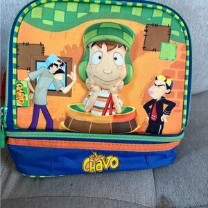 Kids Toy Storage Bag - Orange and Blue